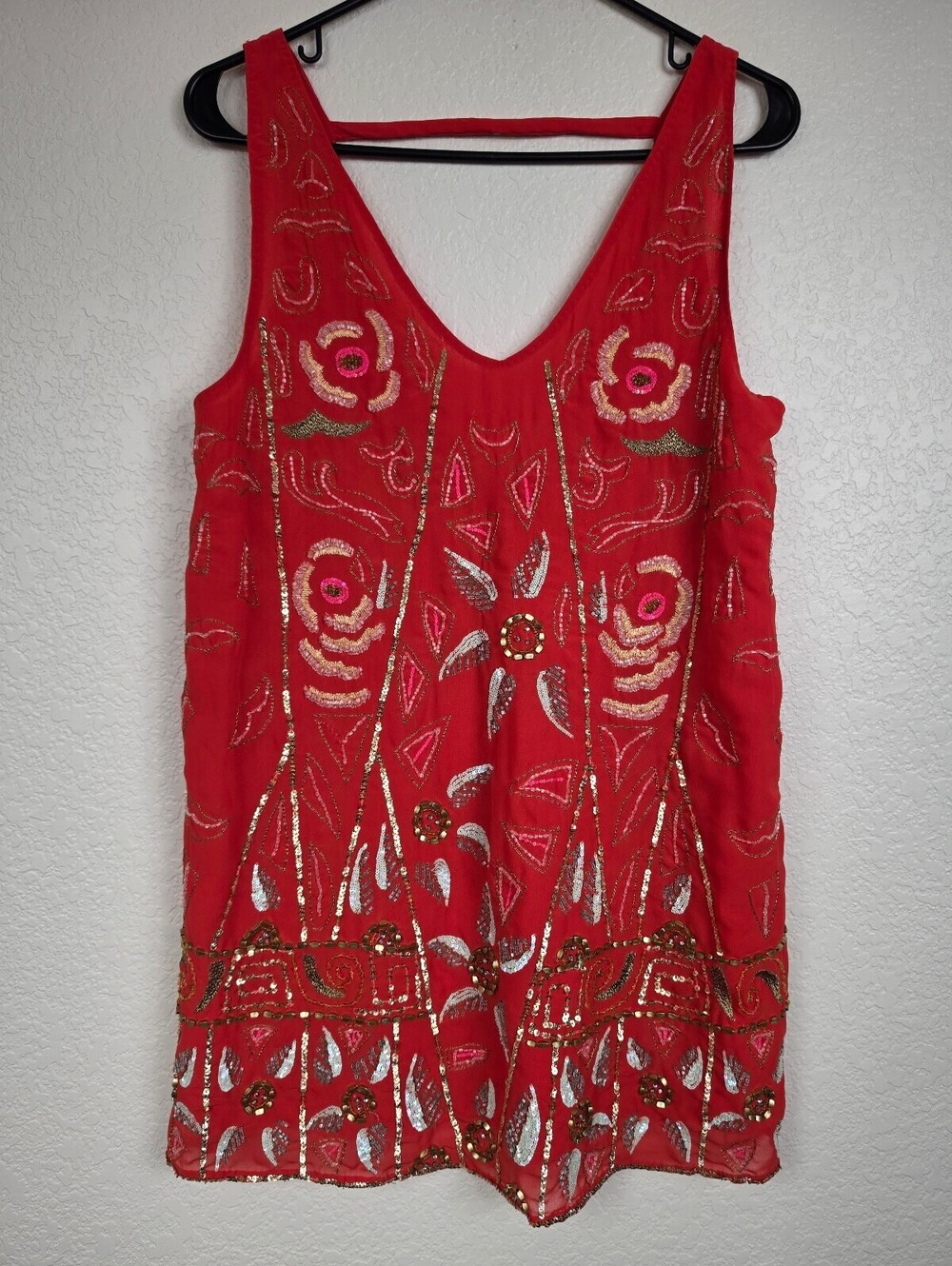 Free People Embellished Sleeveless Dress XS